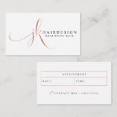 Cartes de visite faits sur commande : Conception (Devant / Derrière)