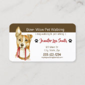 Cartes de visite faits sur commande d'animal (Devant)