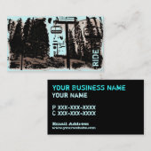 Cartes de visite faits sur commande d'ascenseur de (Devant / Derrière)