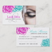 Cartes de visite faits sur commande de (Devant / Derrière)