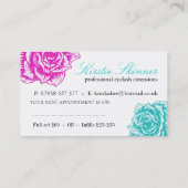 Cartes de visite faits sur commande de (Dos)