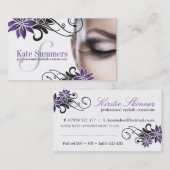 Cartes de visite faits sur commande de (Devant / Derrière)