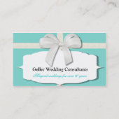 Cartes de visite faits sur commande de bleu (Dos)