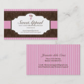 Cartes de visite faits sur commande de boulangerie (Devant / Derrière)