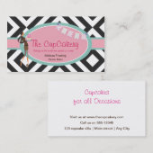 Cartes de visite faits sur commande de boulangerie (Devant / Derrière)