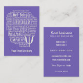 Cartes de visite faits sur commande de couleur de (Devant / Derrière)