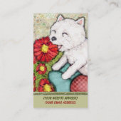 Cartes de visite faits sur commande de magasin de (Dos)