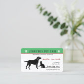 Cartes de visite faits sur commande de soin des (Debout devant)