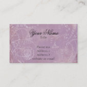 Cartes de visite faits sur commande de Toile de (Devant)