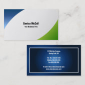 Cartes de visite faits sur commande d'entreprise (Devant / Derrière)