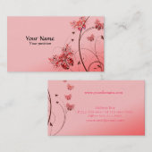 Cartes de visite faits sur commande élégants (Devant / Derrière)