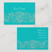 Cartes de visite faits sur commande en filigrane (Devant / Derrière)