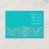 Cartes de visite faits sur commande en filigrane (Dos)