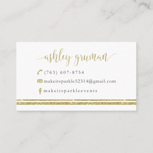 Cartes de visite faits sur commande : Faites-le (Dos)