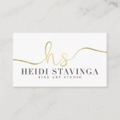 Cartes de visite faits sur commande : Heidi (Devant)