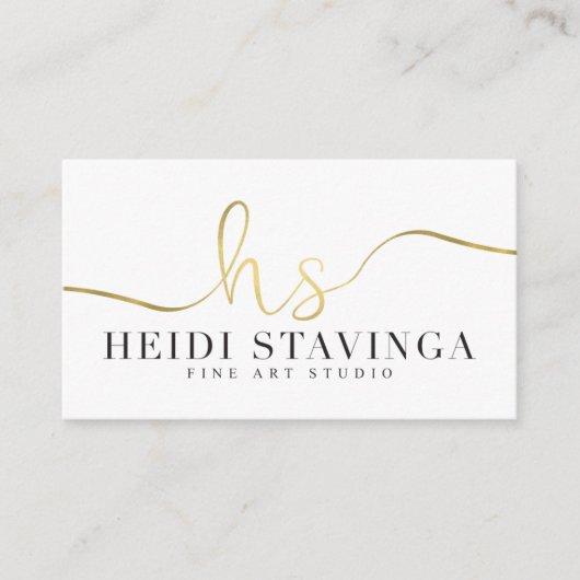 Cartes de visite faits sur commande : Heidi (Devant)