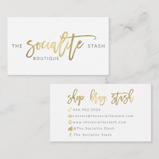 Cartes de visite faits sur commande : La cachette (Devant / Derrière)