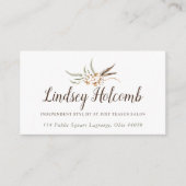 Cartes de visite faits sur commande : Lindsey H (Devant)