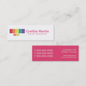 Cartes de visite faits sur commande maigres de (Devant / Derrière)
