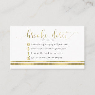 Cartes de visite faits sur commande pour Brooke D