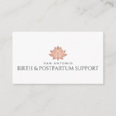 Cartes de visite faits sur commande pour la (Devant)