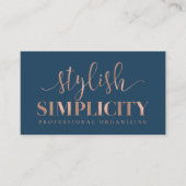 Cartes de visite faits sur commande : Simplicité (Devant)