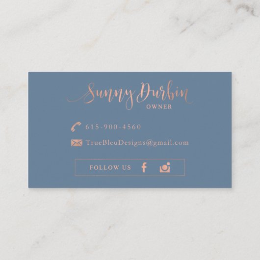 Cartes de visite faits sur commande : Véritables (Dos)