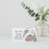 Cartes de visite fanés de fruits et de légumes (Debout devant)