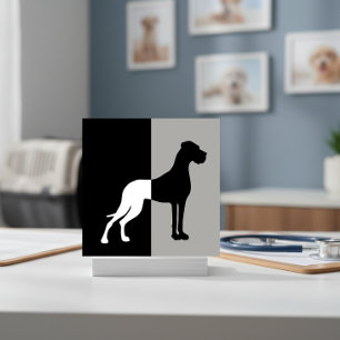 Cartes de visite fantaisie Golden Great Dane