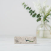 Cartes de visite fascinants de paon (Debout devant)