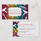 Cartes de visite fascinants de salon de coiffure (Devant / Derrière)