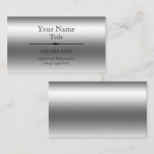 Cartes de visite Faux Steel (Devant / Derrière)