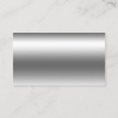 Cartes de visite Faux Steel (Dos)