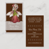 Cartes de visite féeriques de Whimiscal de (Devant / Derrière)