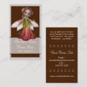 Cartes de visite féeriques de Whimiscal de (Devant / Derrière)