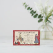 Cartes de visite : : Fille et animaux de ferme de (Debout devant)