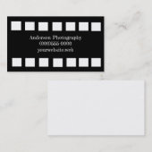 Cartes de visite "Film" (Devant / Derrière)