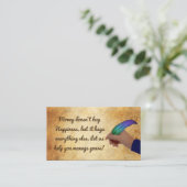 Cartes de visite financiers de conseiller (Debout devant)