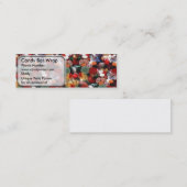 Cartes de visite fines design bonbon (Devant / Derrière)