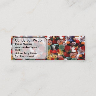 Cartes de visite fines design bonbon