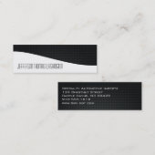 Cartes de visite fins professionnels en fibre de c (Devant / Derrière)