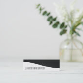 Cartes de visite fins professionnels en fibre de c (Debout devant)