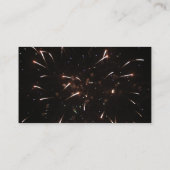 Cartes de visite Fireworks (Dos)