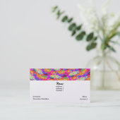 Cartes de visite FLASHY - FLEURS PSYCHÉDÉLIQUES CO (Debout devant)