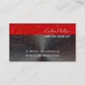 Cartes de visite Flashy Marketing Consultant (Dos)