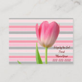 Cartes de visite, Fleur fleuristeCartes de visite  (Dos)