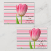 Cartes de visite, Fleur fleuristeCartes de visite  (Devant / Derrière)