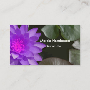 Cartes de visite Fleur Magnifique