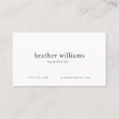 Cartes de visite Fleur sauvage aquarelle (Devant)