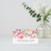 Cartes de visite Fleurs de Paonies Paonies (Debout devant)